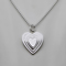 layered heart pendant