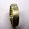 Silver fingerprint wedding ring